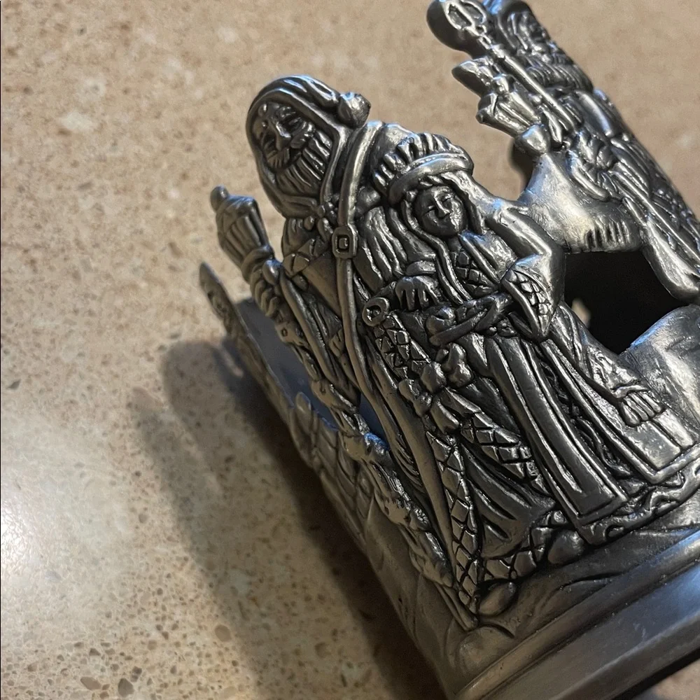 Silver Decorative Metal Holder